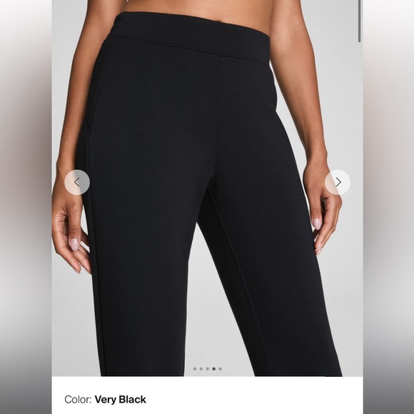 SPANX Very Black Slim Straight Pant AirEssentials - Picture 2 of 6